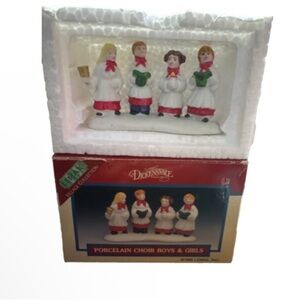 Lemax dickensvale Porcelain Choir Boys & Girls Figurines